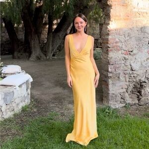 Meshki - Nadia Maxi Satin Dress w/Cowl